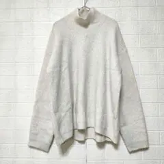 UNIQLO ユニクロ (L)　スフレヤーン ハイネックセーター