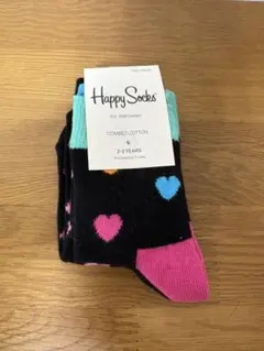ハッピーソックス　ハート柄2足組　12〜14cm