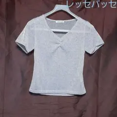レッセパッセ　シースルー　ラメ　ニット　トップスのサムネイル