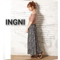 INGNI/イング レオパードロングスカート