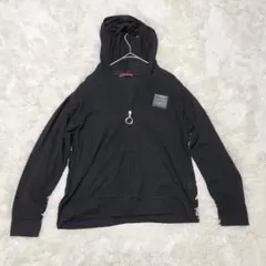 《美品》Tovetoxic 黒 パーカー レディース (M)