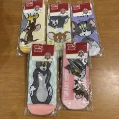 【最終値下げ‼️】トムとジェリー ソックス 5足セット