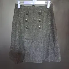 台形プリーツスカート