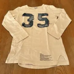 デニム＆ダンガリー　ナンバリングワッペンTEE