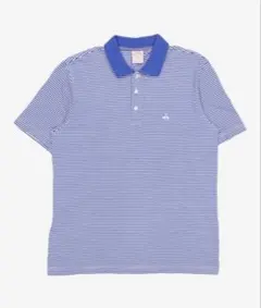 Brooks Brothers 1818 ポロシャツ ブルー ボーダー Sのサムネイル