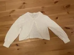 après les cours カーディガン 120 ホワイト