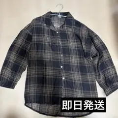 美品 maomaoチェックシャツ FREESIZEシアーシャツ ブラウス 羽織り