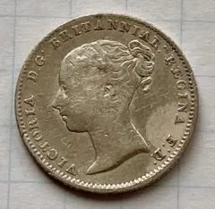 1901 ヴィクトリア 1シリング 銀貨　ベールヘッド　オールドヘッド 未使用 1901 ヴィクトリア 1シリング 銀貨 ベールヘッド オールドヘッド 未