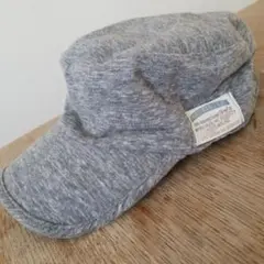 メンズ　帽子　ワークキャップ・ドゴール風　グレー　F　57.5~59