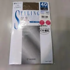 FUKUSUKE スタイリング ゾッキタイツM-L ライトベージュ 40デニール