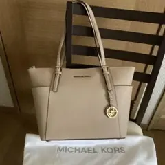 MICHAEL KORS トートバッグ 肩掛け可 ベージュのサムネイル