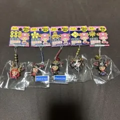 チョッパー　戦国武将　ねつけストラップ　5セット