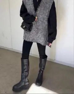 ツイード ベスト