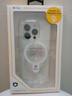 iface iPhone 15 Pro ケース MagSafe 対応 (クリア)