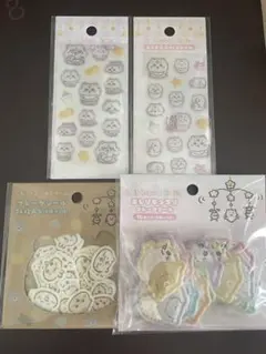 Ⓦ*読様 ちいかわベビー シール 4点セット