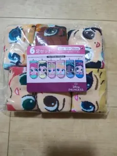 ディズニープリンセス靴下6足セット　15〜20cm