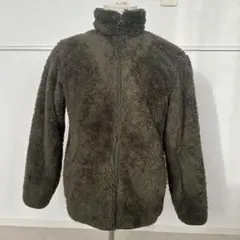 UNIQLO ユニクロ ファーリーフリースフルジップジャケット オリーブ S