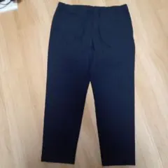 無印良品XL 風を通すパンツスラックス ポリエステル78% レーヨン22%