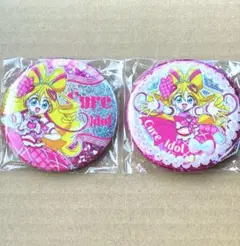 キミとアイドルプリキュア BIGホログラム缶バッジ キュアアイドル