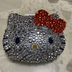 ハローキティ　小物ケース　ストーンデコ　サンリオ