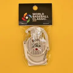 新品定価2,090円✨WBC 大谷翔平　カラビナ　サムライジャパン　野球ホワイト