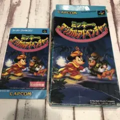 ミッキーのマジカルアドベンチャー　スーパーファミコン　空箱