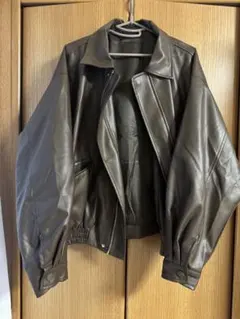 レザージャケットブラウン