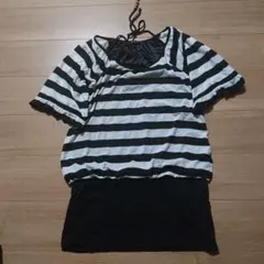 ESTACOT 半袖トップス チュニック丈 M