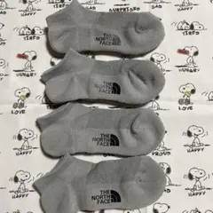 THE NORTH FACE グレー ショートソックス 4足セット