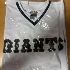 読売ジャイアンツ Vネック ユニフォーム型シャツ ホワイト