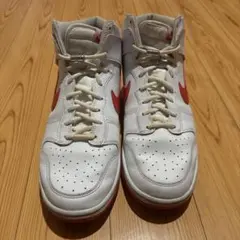 Nike ハイカットスニーカー ホワイト/レッド