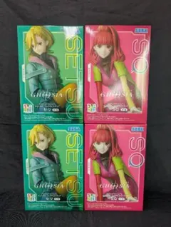 Gnosia グノーシア　セツ＆ＳＱ ちょこのせPMフィギュア 全４点SET