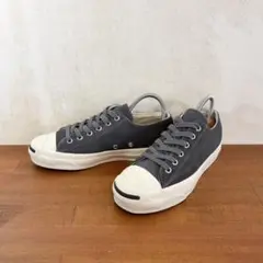 極美品　コンバース　ジャックパーセル　スエード　23.0cm　チャコール 926