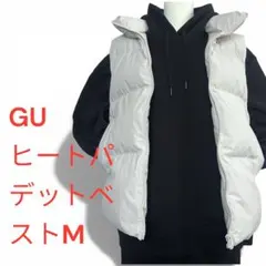 GU ヒートパデットベスト M ナチュラル