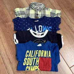 あ*か様 BREEZE / 子供用トップス4点セット　男の子　半袖