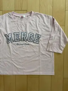 美品ピンクラテ　ピンクTシャツ　サイズ150のサムネイル