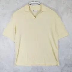 ZARA ニットシャツ イエロー系　サイズ38 M相当