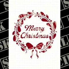 ステンシルシート X-21 クリスマス Christmas