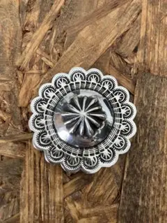 （大）フラットヘッド シルバー925 コンチョ　40mm SVC-01