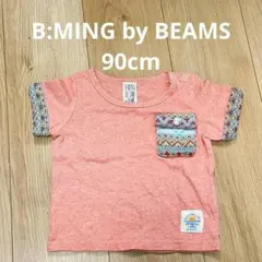 90cm B:MING by BEAMS ポケットTシャツ オレンジのサムネイル