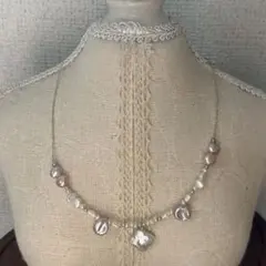 未使用】天然パール ネックレス♡バロックパール / Silver925刻印あり 