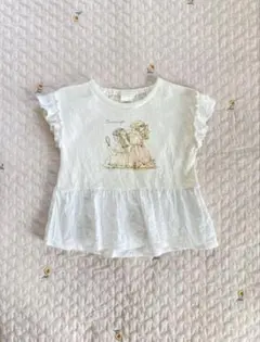 tete a tete 袖フリルガールT(90)