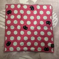 新品　Atsuko Matano タオルハンカチ 猫デザイン