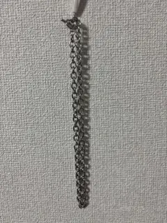 シルバー ステンレススチール チェーンネックレス