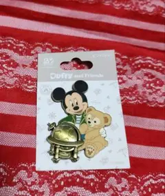 ✨激レアな新品未使用✨ディズニー✨ダッフィのピンバッチと写真ケース ディズニーシー ダッフィーフレンズ ピンバッチ 未使用5つセット