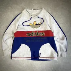 90's adidas デサント アディダス キッズ スウェット　130cm