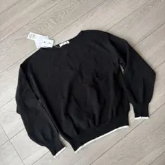 A.G. By aqua girl ブラック長袖ニット M