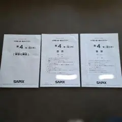 2026年最新】sapix テスト 3年の人気アイテム - メルカリ