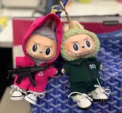 ラブブ 着せ替え服 緑ジャージ