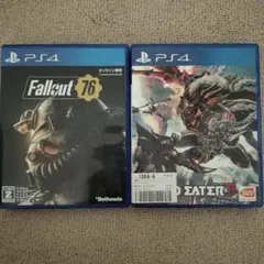 Fallout 76 & God Eater 3 PS4ソフトセット